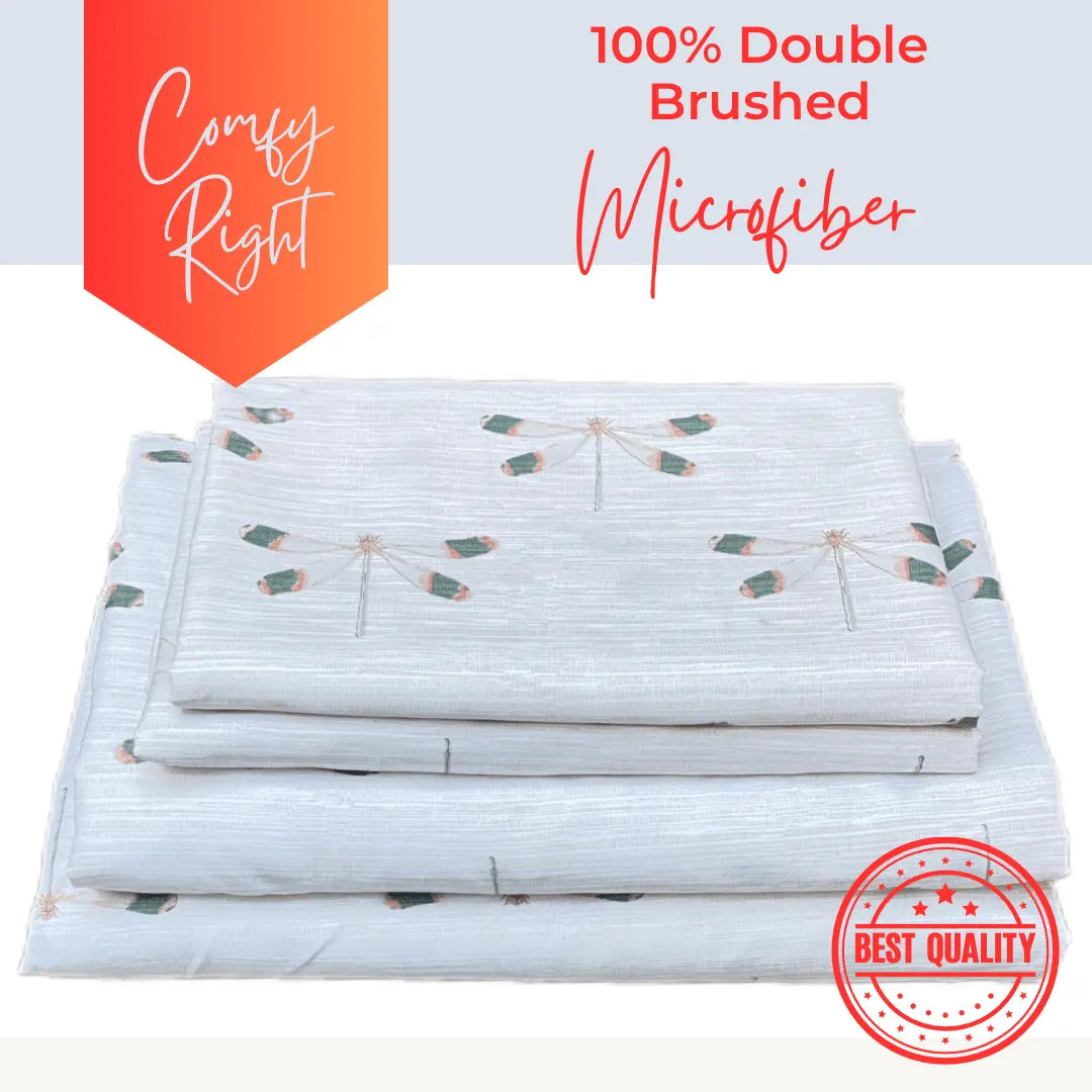 Comfyright Celestial Premium Microfiber Bedsheet 4 -Piece Set Bed sheet Comfy right