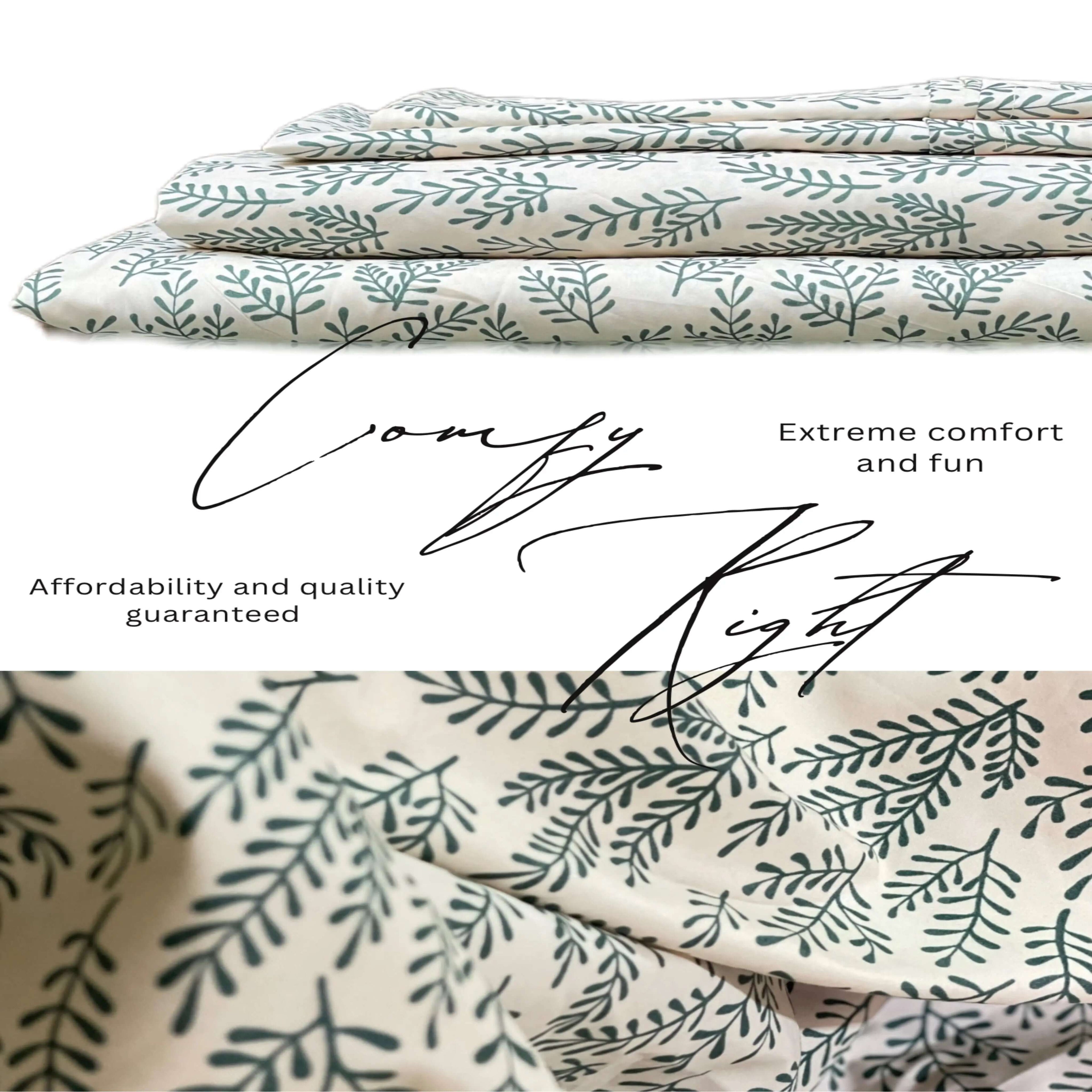 Best microfiber bed sheets In king and Queen size Bed sheet Comfy right