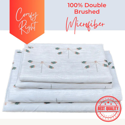 Comfyright Celestial Premium Microfiber Bedsheet 4 -Piece Set Bed sheet Comfy right 