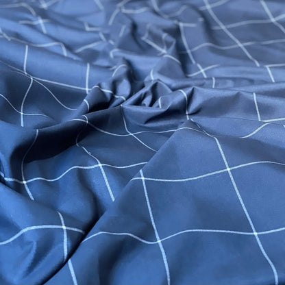 Blue Premium Brushed Microfiber Bed Sheet Set Bed sheet Comfy right 